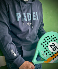 pala padel hoodie and padel racket 