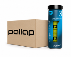 PADEL BALLS -  Case of 24 Tubes, 3 balls per tube