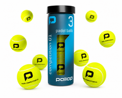 PADEL BALLS -  Case of 24 Tubes, 3 balls per tube