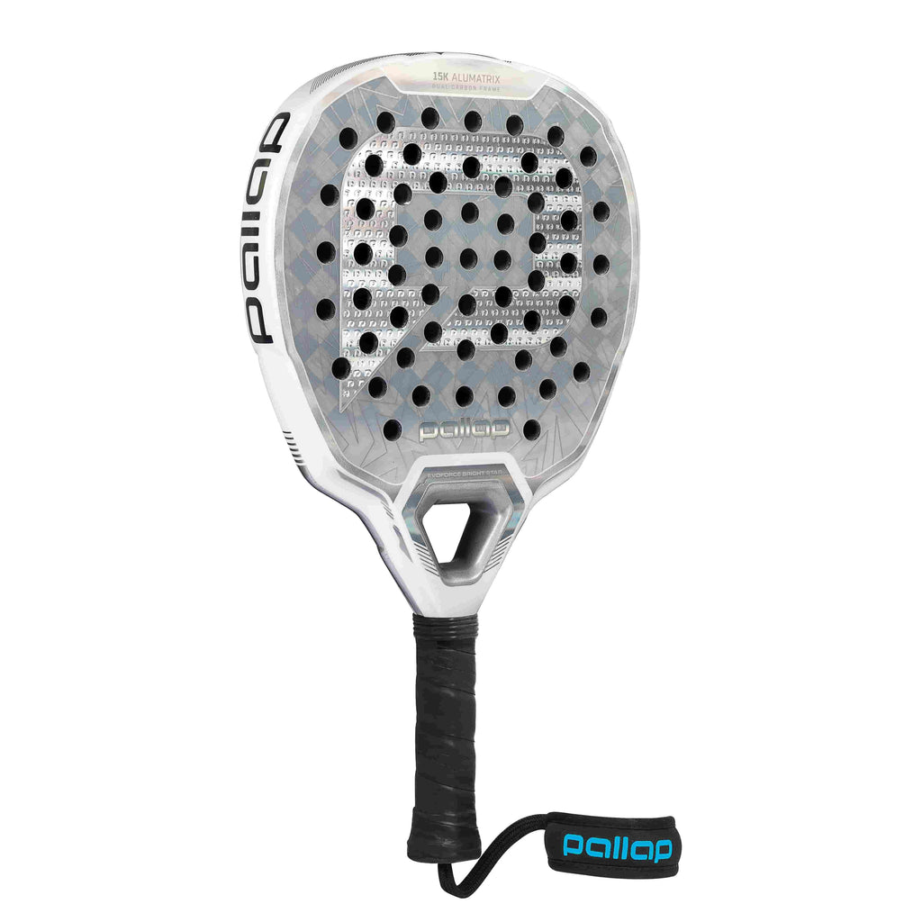 EvoFORCE Bright Star padel racket – hitting surface detail The Padel Shop