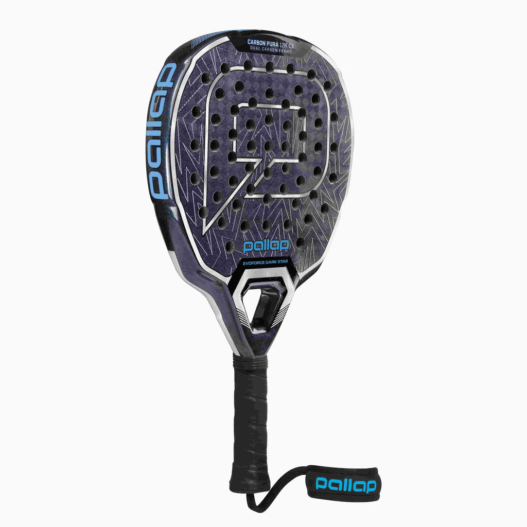 EvoFORCE Dark Star padel racket – hitting surface detail the padel shop