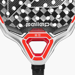 EvoFORCE Elite padel racket – logo detail the padel shop