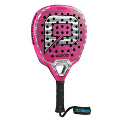 EvoFORCE Team Pink padel racket – hitting surface close-up