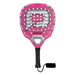 EvoFORCE Team Pink padel racket – full front view