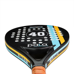 monaco padel racket details texturized surface