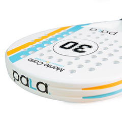 Padel racket set – white racket detail The Padel Shop