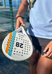 P.ala Montecarlo Carbon Soft Padel Racket WHITE