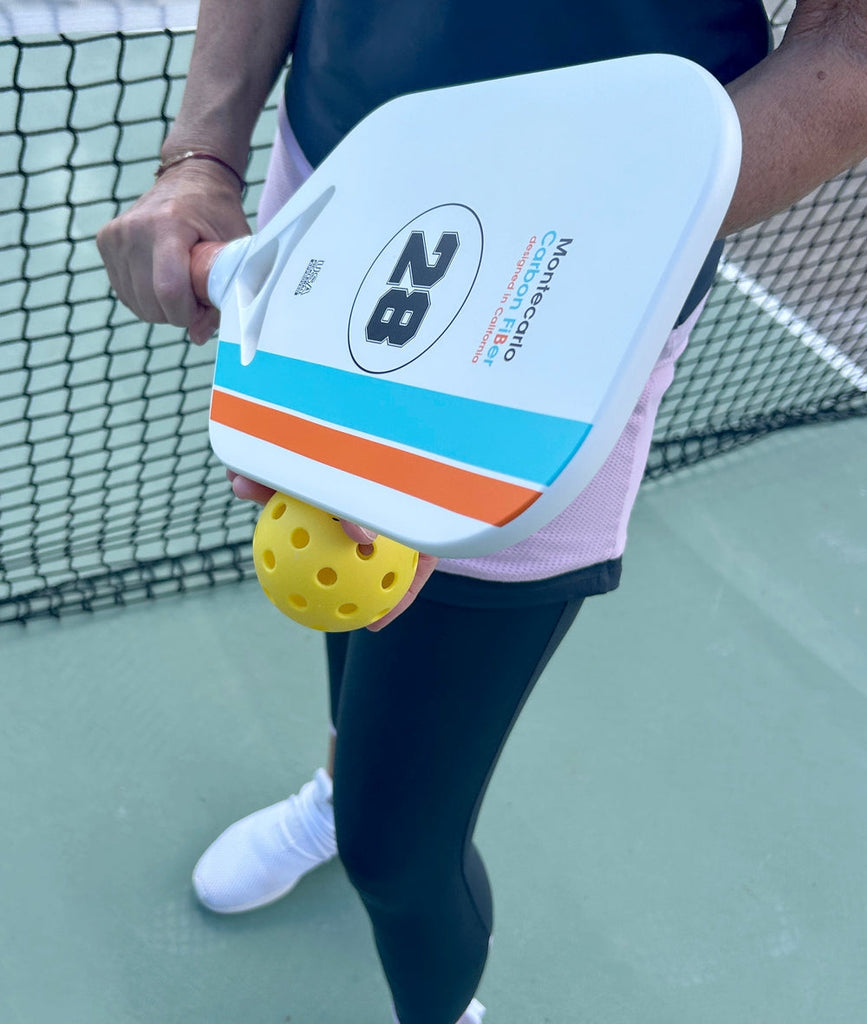 P.ala Montecarlo pickleball paddle in use on court