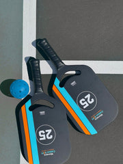 Set of two pickleball paddles black the padel shop